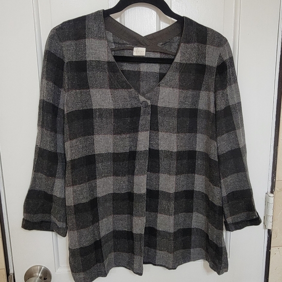 Poetry blouse top 71%VISCOSE 29% WOOL size 6. - Picture 1 of 10